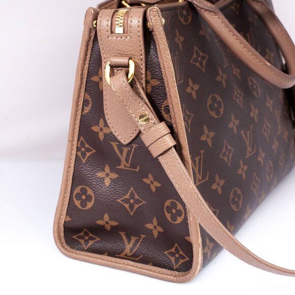 Authentic LOUIS VUITTON Monogram Taupe Popincourt PM Shoulder Bag - Picture 8 of 15